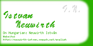 istvan neuwirth business card